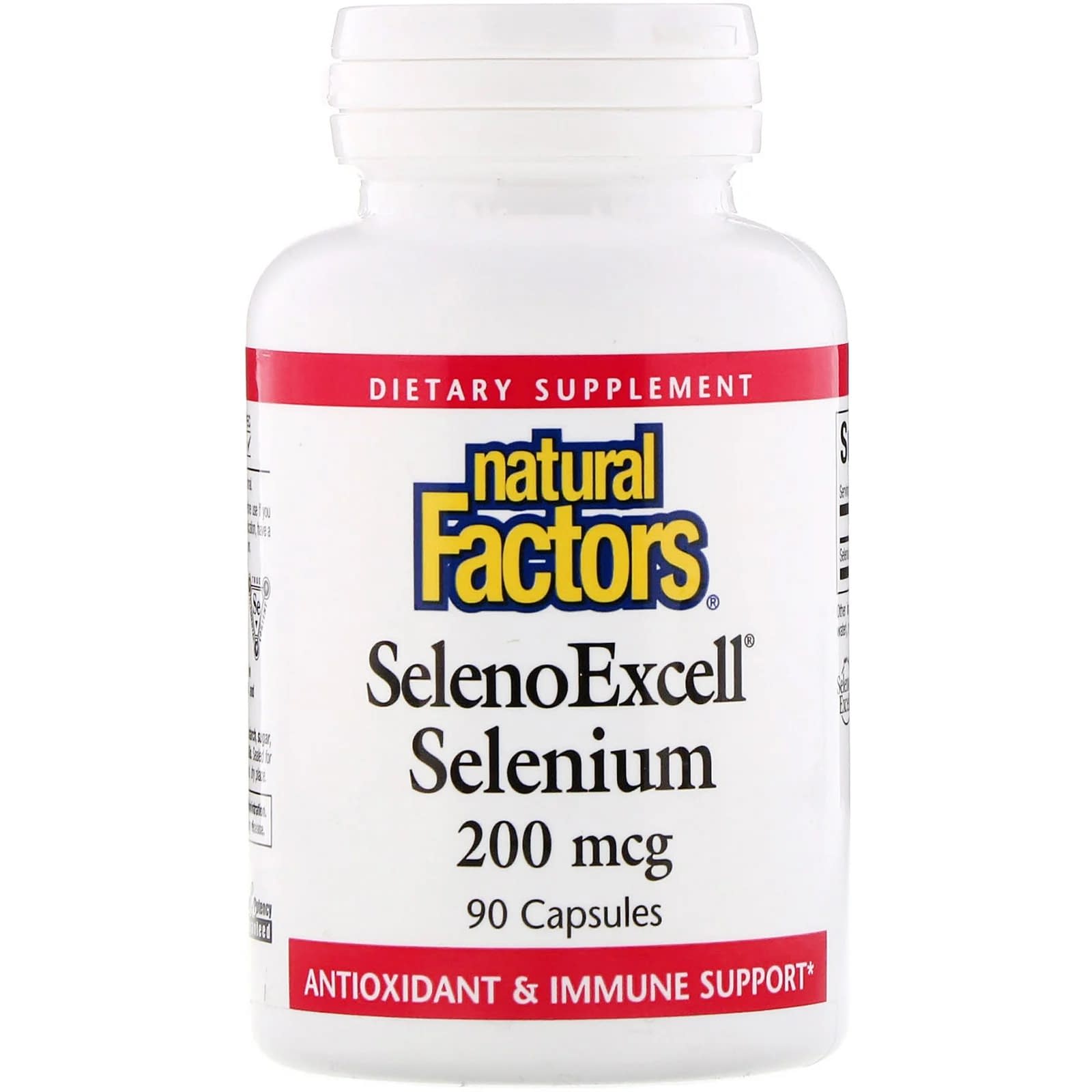 Selenoexcell Selenium Yeast 200mcg 90 Capsules Natural Factors Nature S Fix